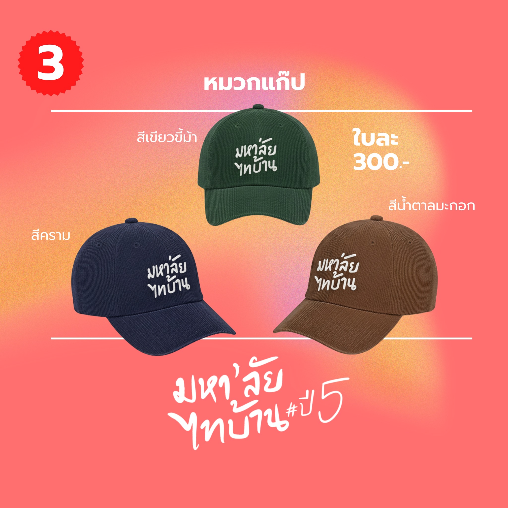 หมวก มหา’ลัยไทบ้าน